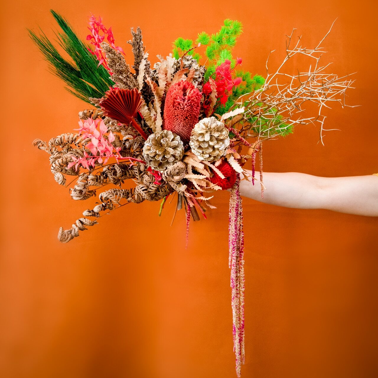 Christmas bouquet Sydney dried flowers